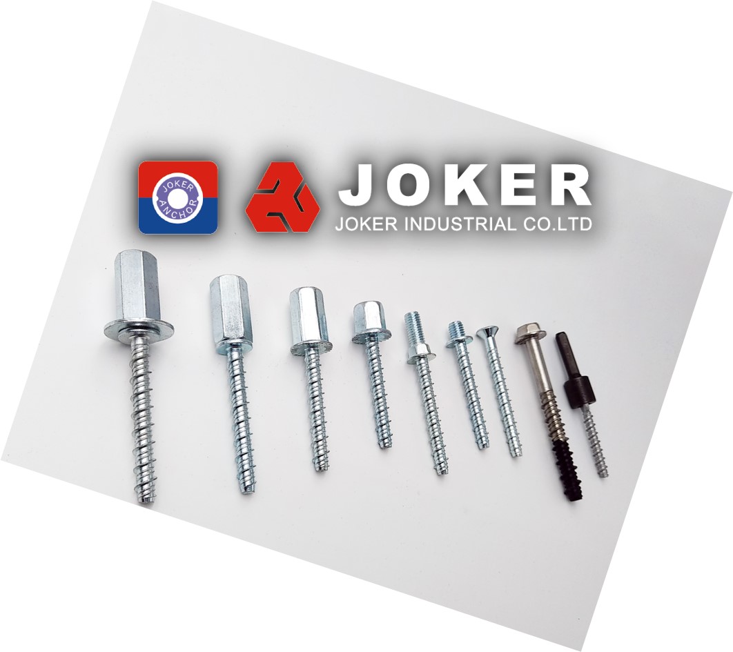 Concrete screw rod hangers with a dual M8/M10 internal thread
