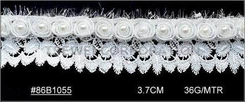 Beaded Trimming Lace Tape for Garments and Hats