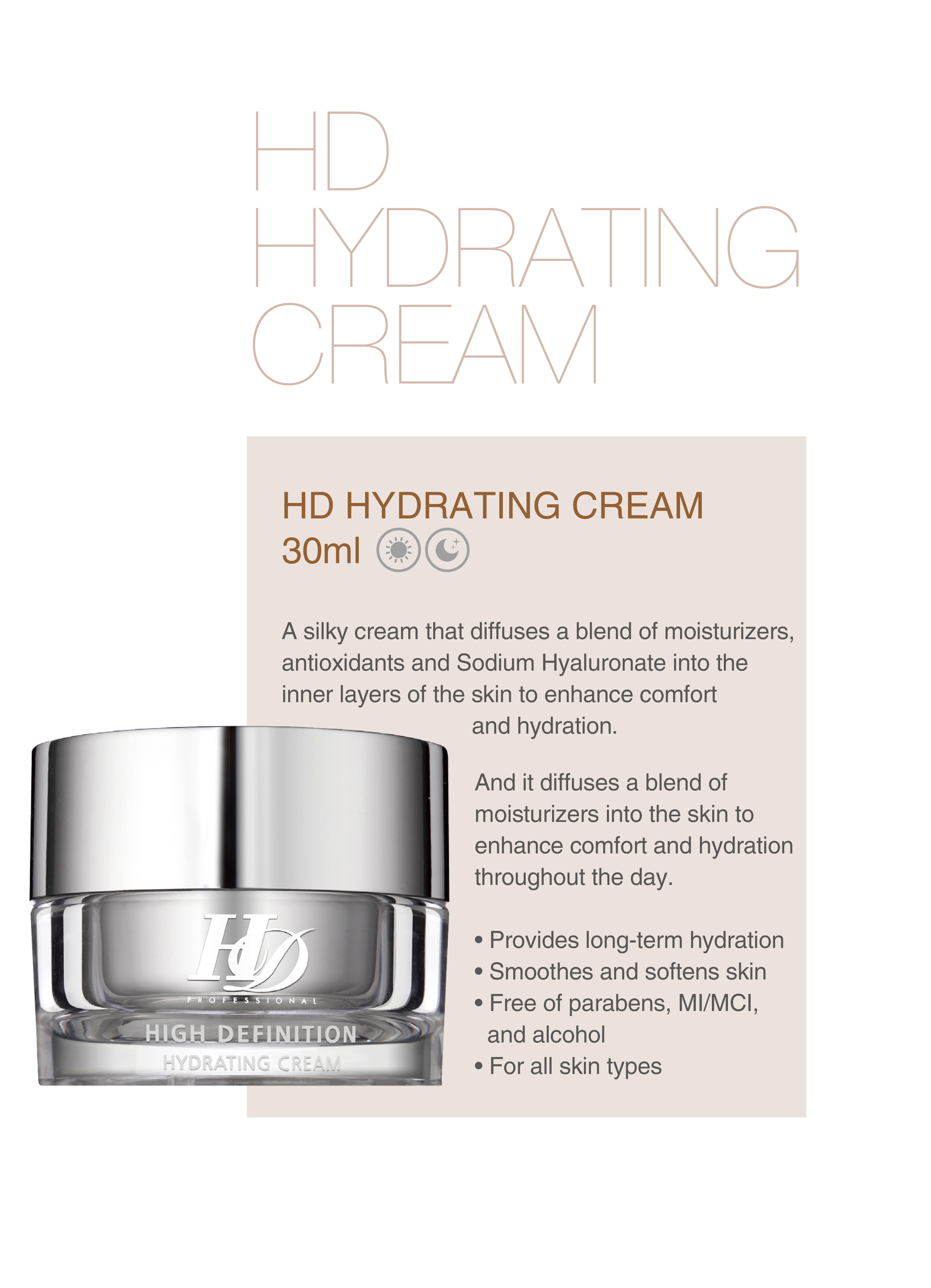 HD HYDRATING CREAM | YEALINAN BEAUTY INTERNATIONAL CO., LTD