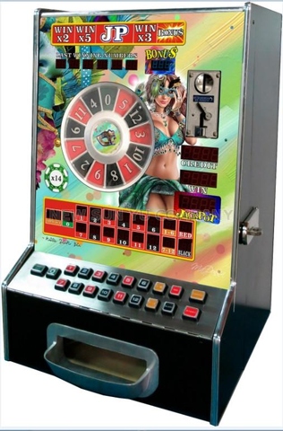 Coin-operated roulette machine