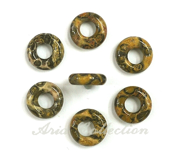 Leopard Round Donut Shape