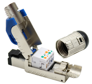 EXW - Cat6A FTP Field Termination Plug | EXCELLENCE WIRE ... cat5e patch cord wiring diagram 