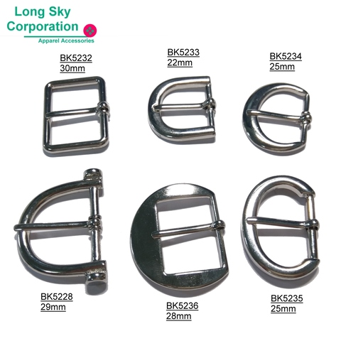 square pin belt garment buckle, U-shape belt buckle (BK5228~36)