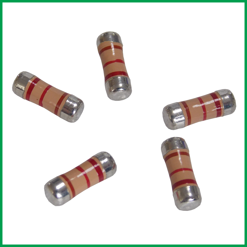 Taiwan Manufacturer of Carbon Film MELF Resistors full range size 0207