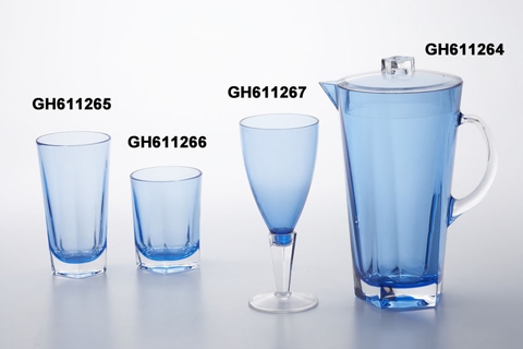 Crystal Clear Acrylic Pitcher & Tumbler