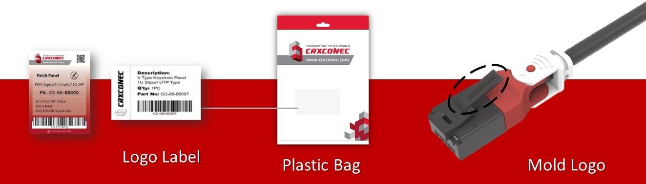 Cable de remiendo Cat6 delgado y rotatorio hacia arriba y hacia abajo de 28 AWG personalizado