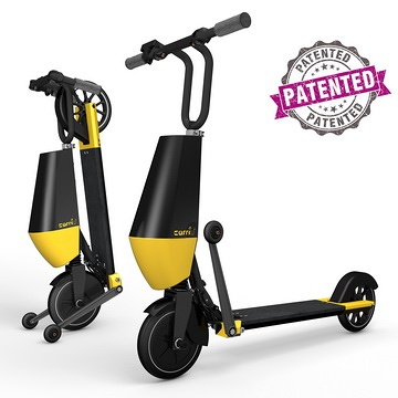 Foldable, Upright Carried and Stored, Motion Controlled Power Assist Kick Scooter