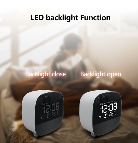 DIGITAL CLOCK WITH NIGHT LIGHT