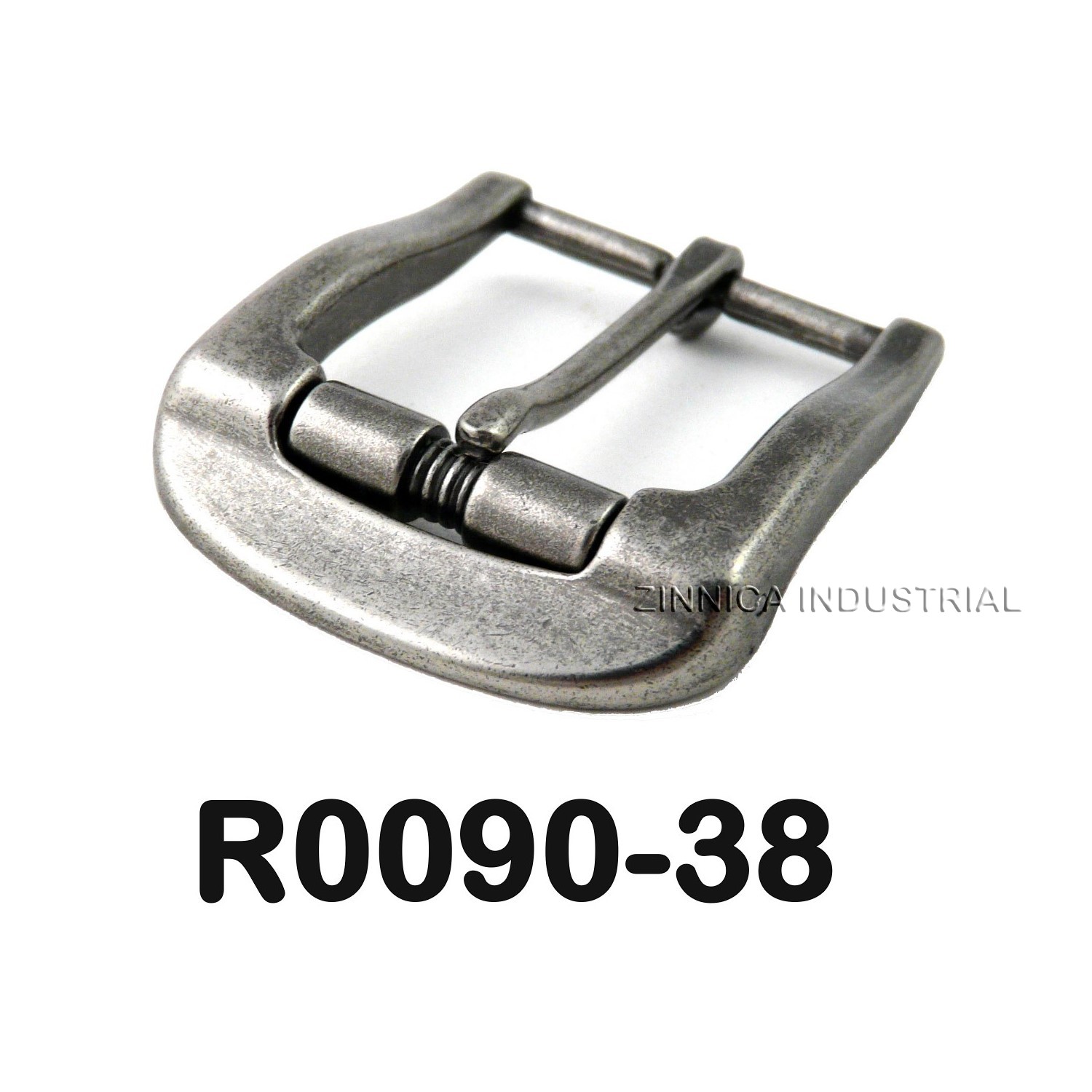 Roller Pin Belt Buckles with Single Prong Strap Buckles in 38mm, 11/2