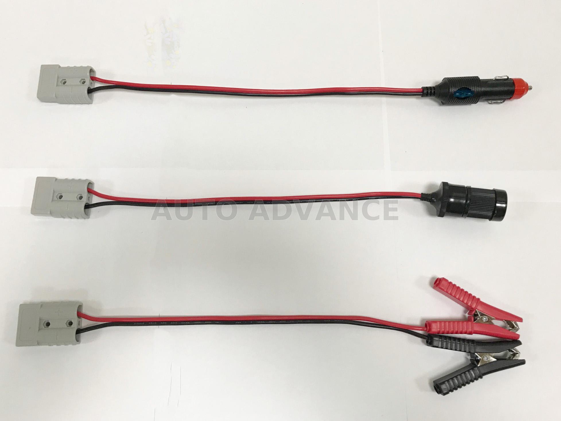 12V power plug with Anderson connector cord