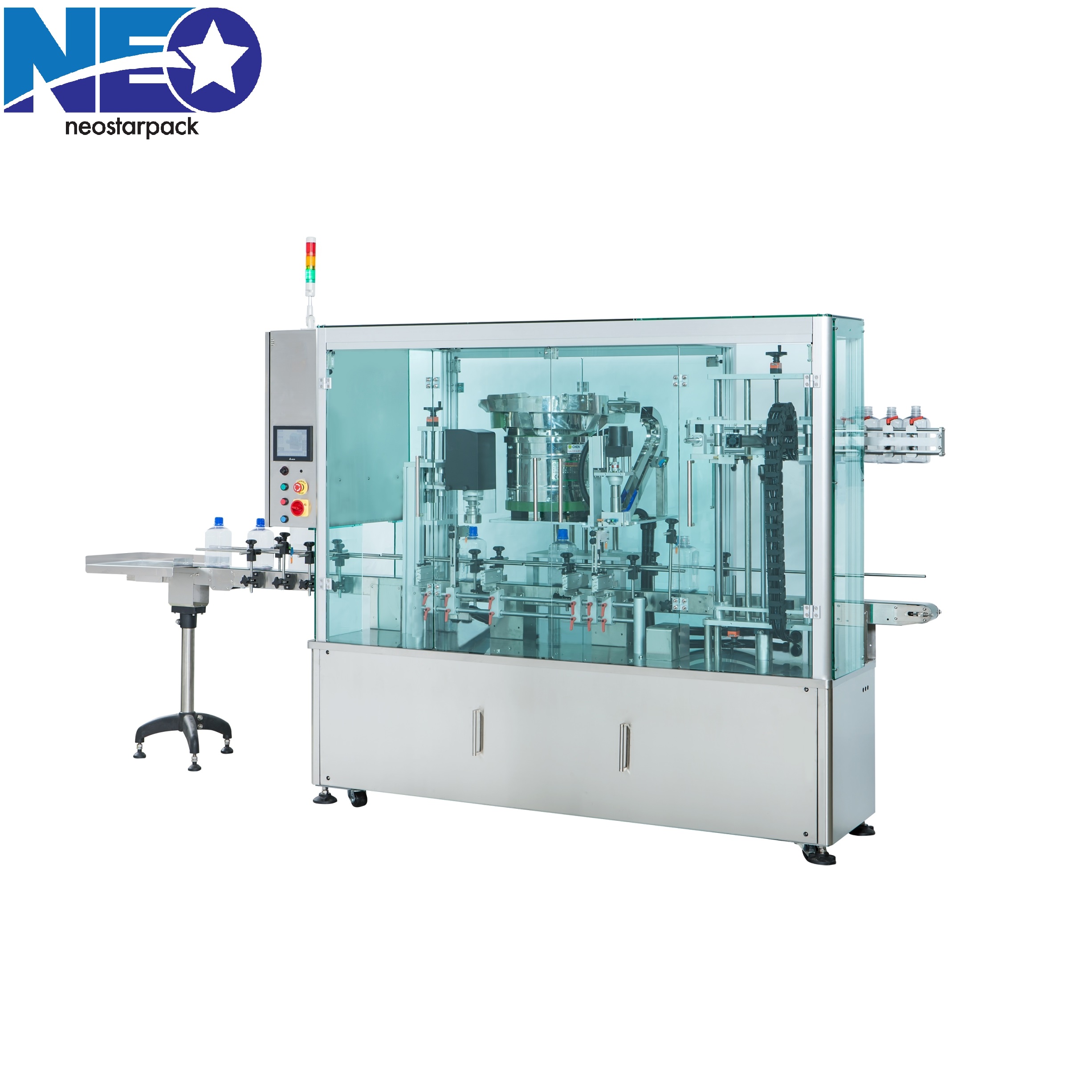 Automatic capping machine for Essential oil glass cap