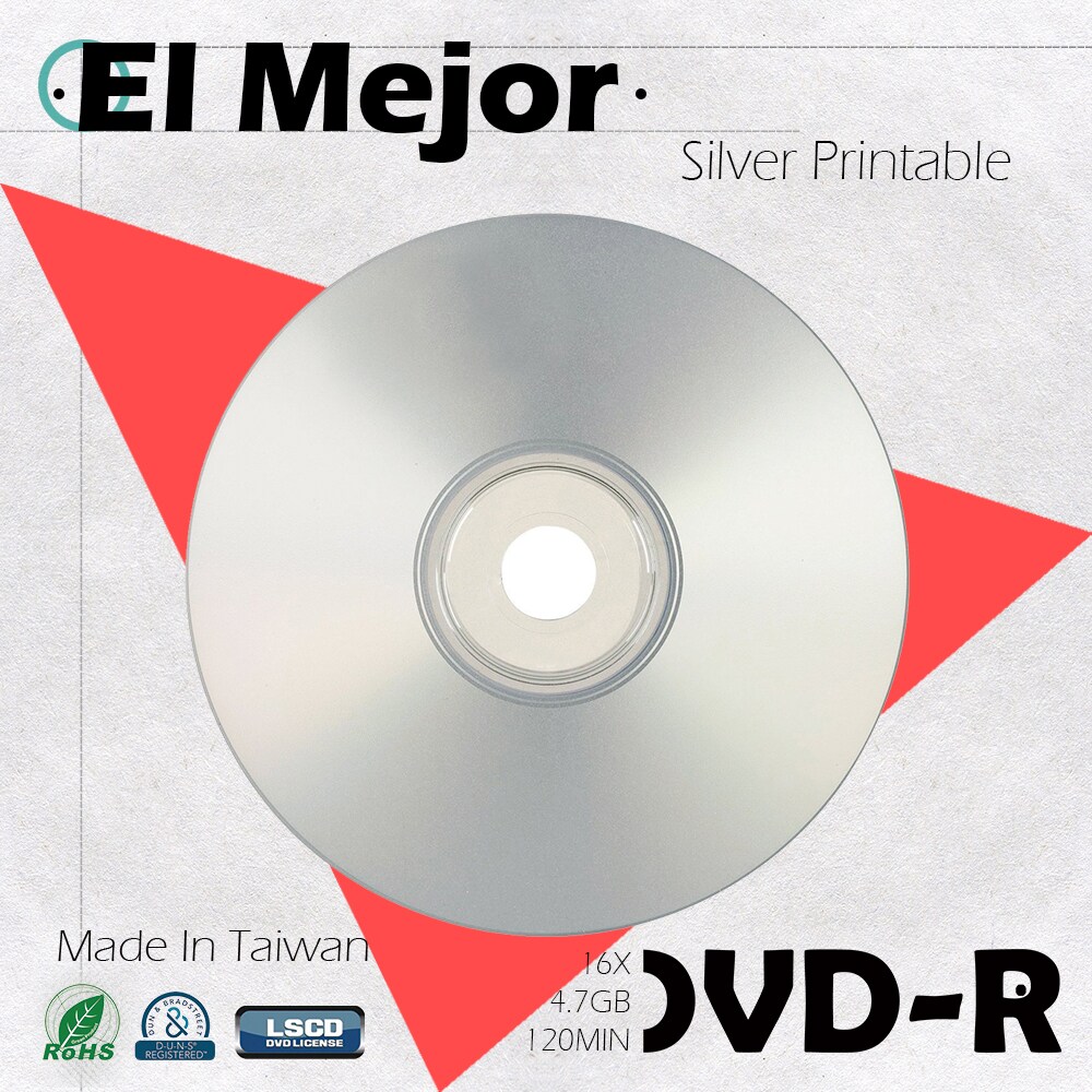 Taiwan Discs DVD-R 16X Silver Printable | Taiwantrade