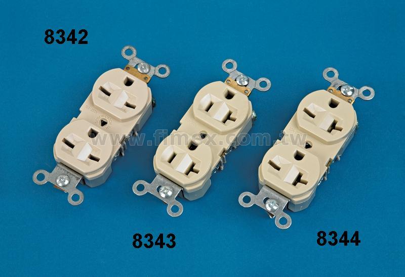 COMMERCIAL GRADE STANDARD DUPLEX RECEPTACLE