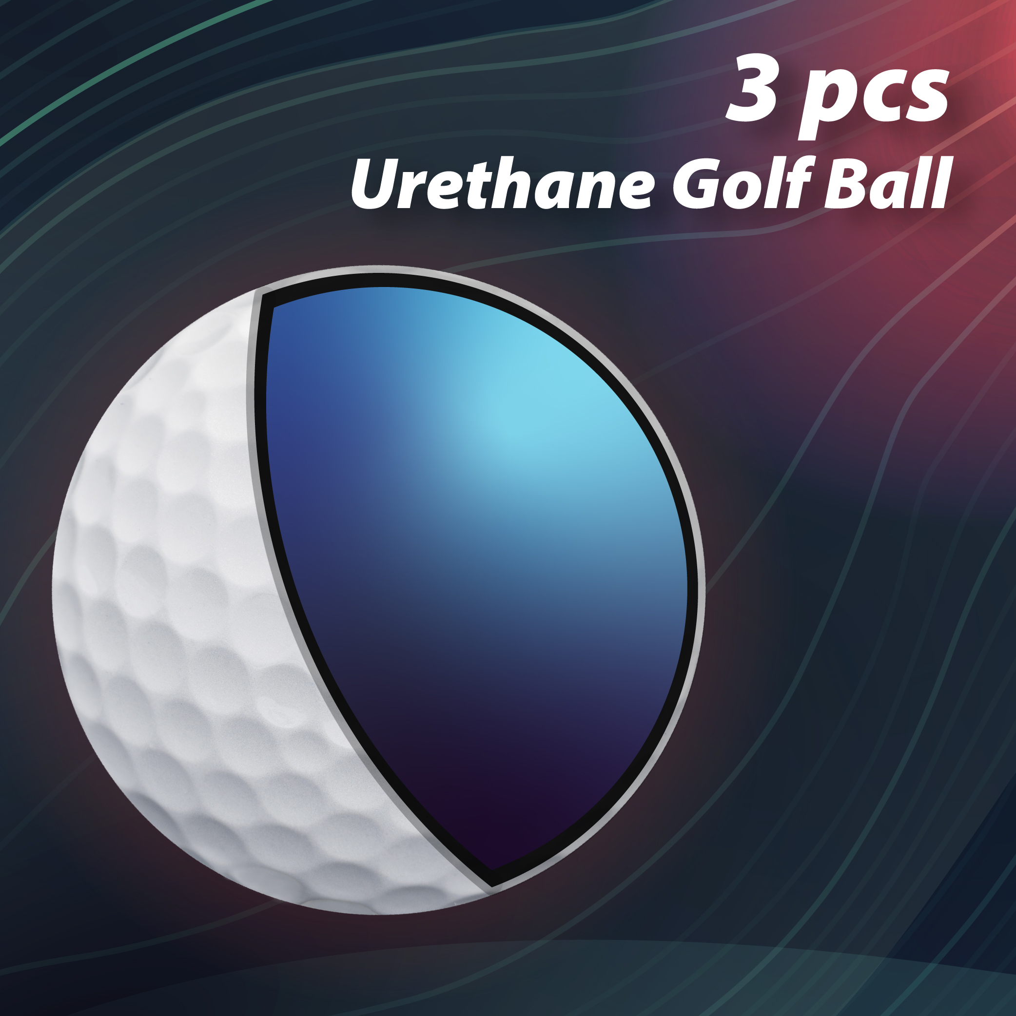 3 Piece Urethane Tour Golf Balls Taiwantrade