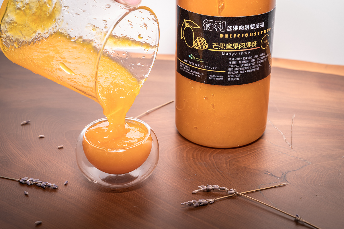 Mango Combo Mango Syrup & Mango Jelly Bubble Tea Toppings