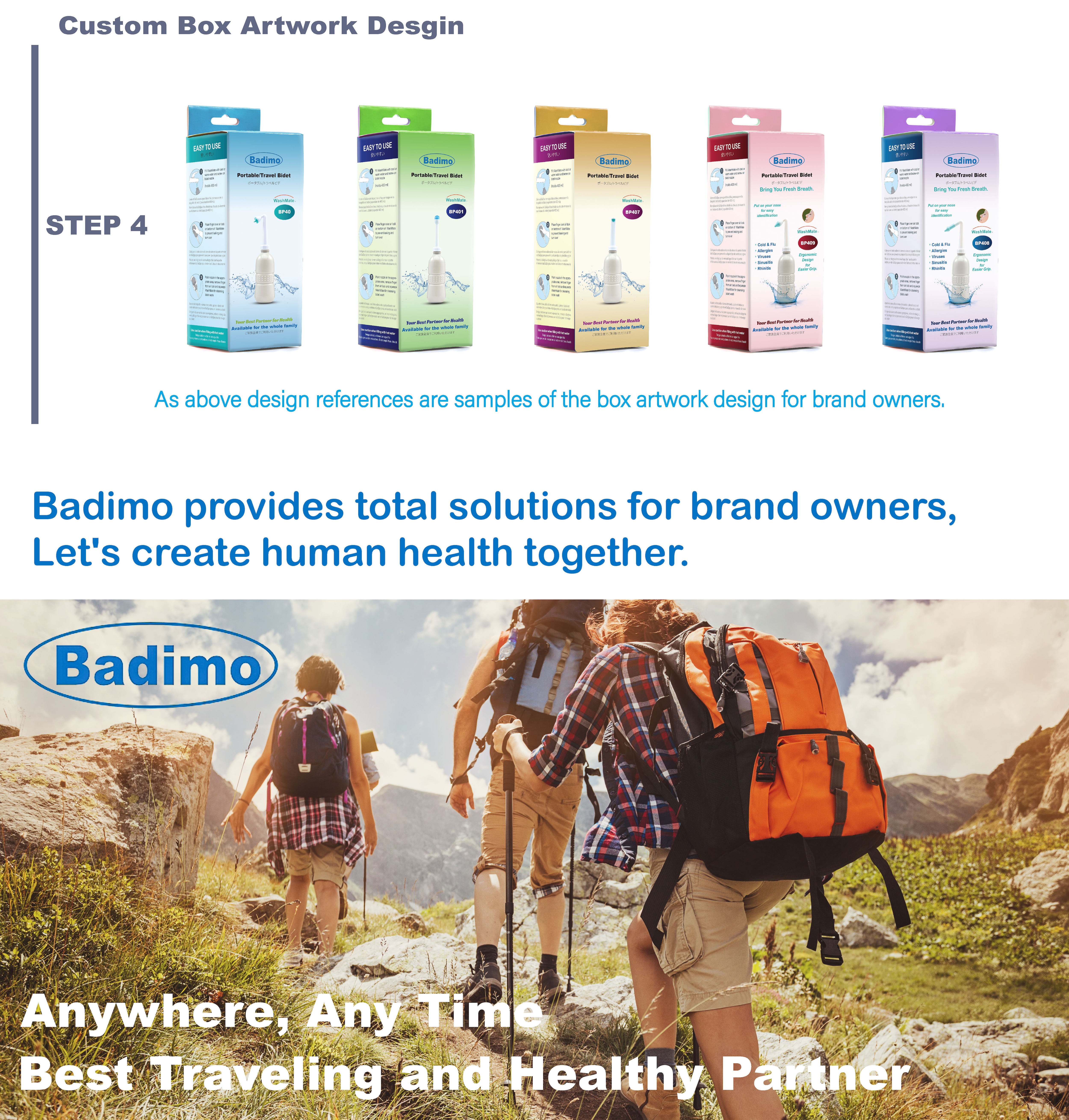 Badimo-Sinus Rinse Bottle-BP409_Box Version | BADIMO ENTERPRISE CO., LTD.