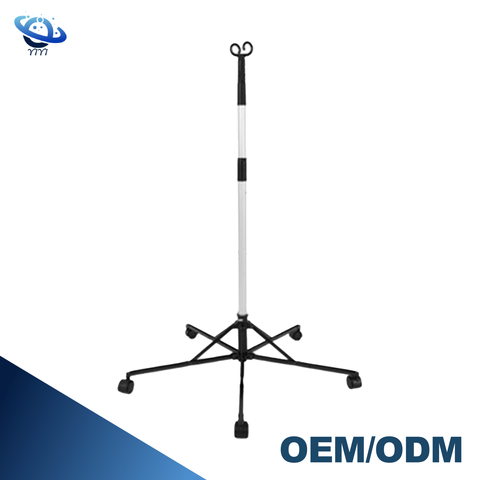 Supplier of 5 Legs Portable Home IV Stand with Wheels