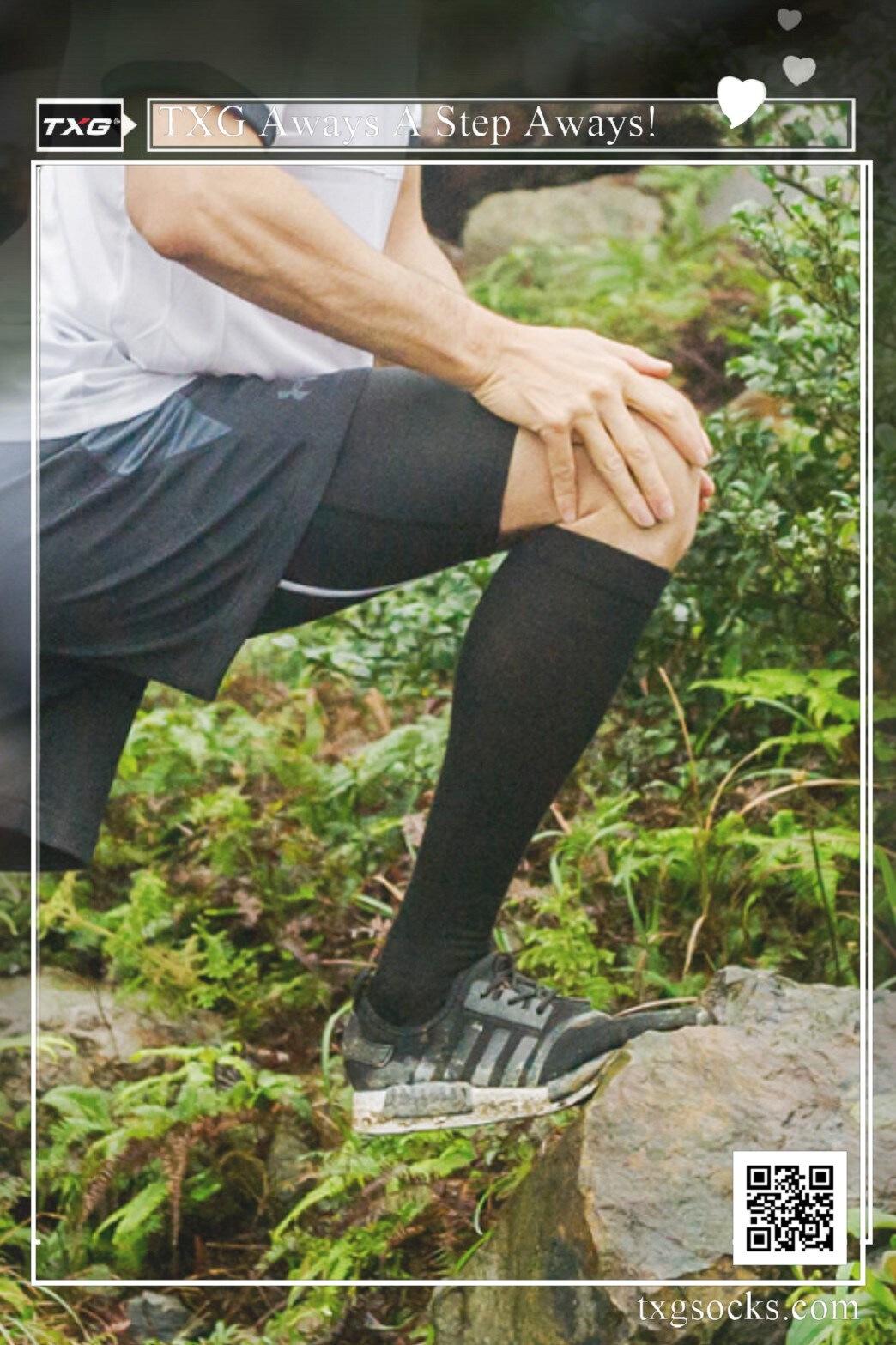 TXG Sports Recovery Compression Socks 2030mmHgFirm SUN MOUNT TECH