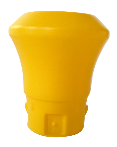 Yellow Stanchion Top -Diamond Shaped Top