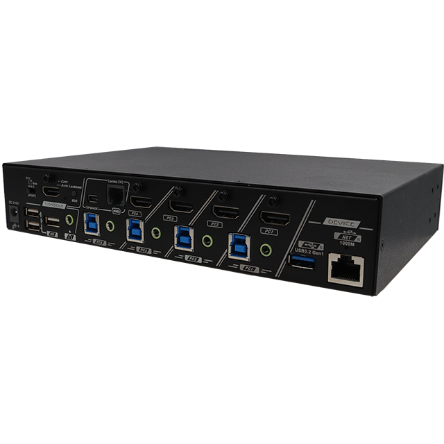 4Port HDMI 2.0 KVM Switch With HDCP Engine, Audio, USB 3.0