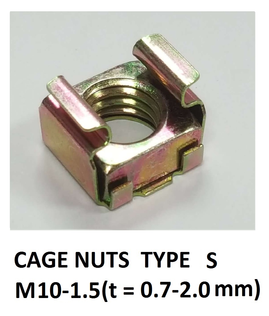 SQUARE CLIP NUT TYPE S M101.5 Plate Thickness 0.72.0mm Taiwantrade