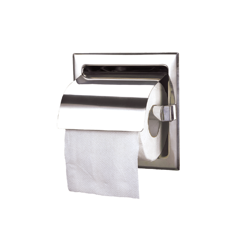 Recessed Single Toilet Roll Dispenser