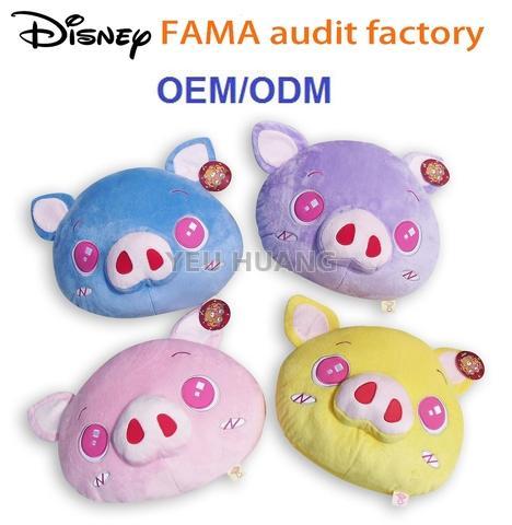 Custom OEM animal cute pig pillow cushion maker factory supplier manufacturer