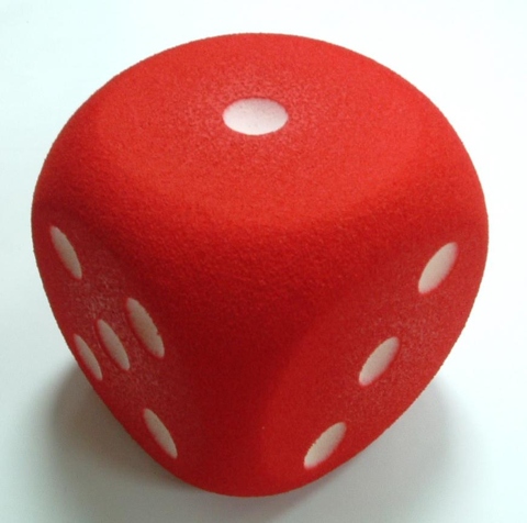 6 sided dip coating foam dices