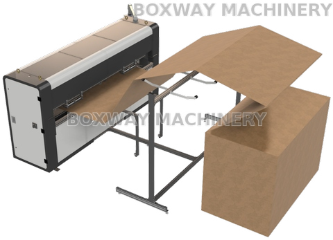 Box Making Machine- Automatic single fanfold feeding