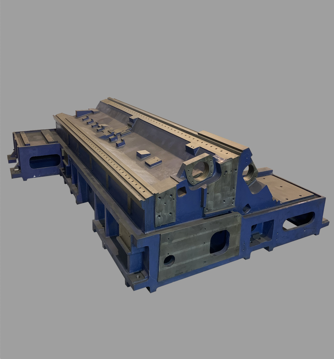 Machine bed customized Castings by Ductile/Grey cast iron