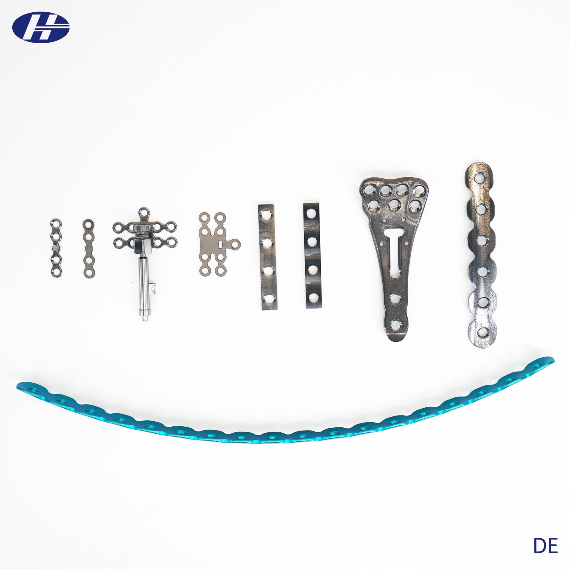 Titanium bone plate machining cnc precision machining for orthopedic