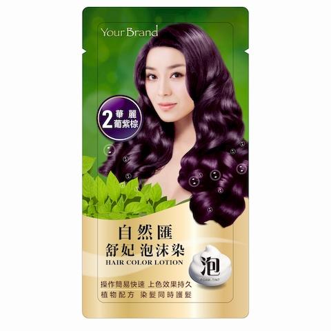 Oem Touch Color Natural Herbal Hair Dye Shampoo Dah Chuan