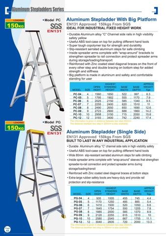 Aluminum Stepladder / Self Ladder Series