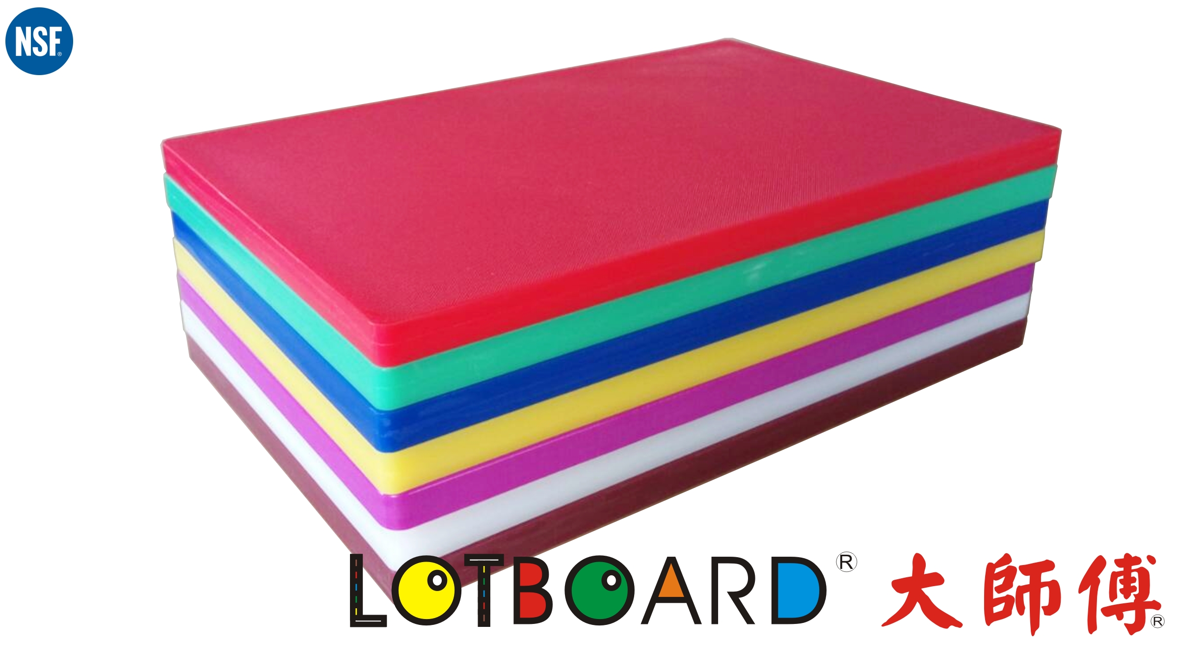 The Low MOQ HACCP Color Coded HDPE Commercial Plastic Non-slip Cutting Board  - Buy The Low MOQ HACCP Color Coded HDPE Commercial Plastic Non-slip Cutting  Board Product on