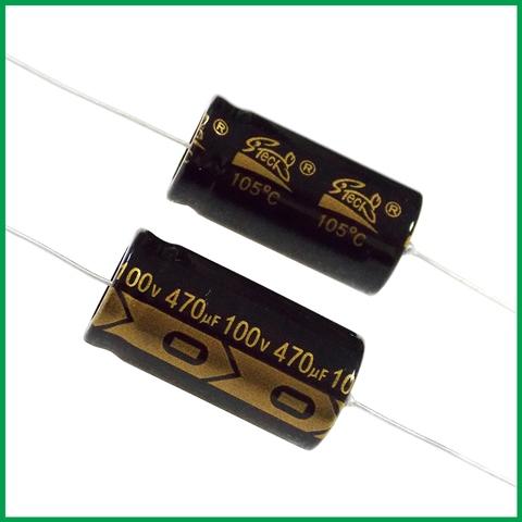 Taiwan Made Axial Type 105℃ Aluminum Electrolytic Capacitor