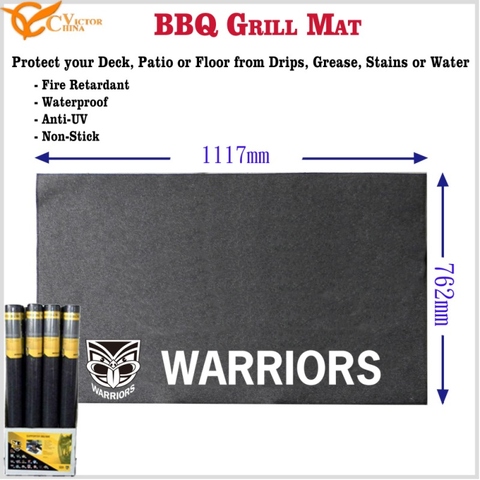 Licensed PL Soccer Team logo West Ham United BBQ Grill Mat