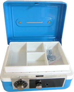 【SENS】Metal Cash Box With 2 Key