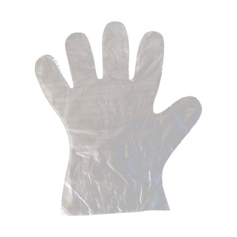 transparent plastic gloves