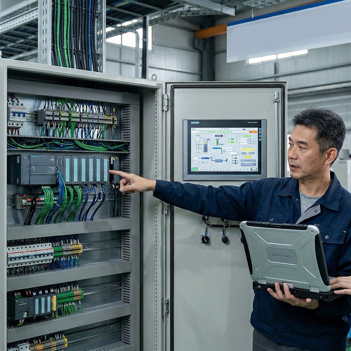 Can the control logic be customized for specific processes?