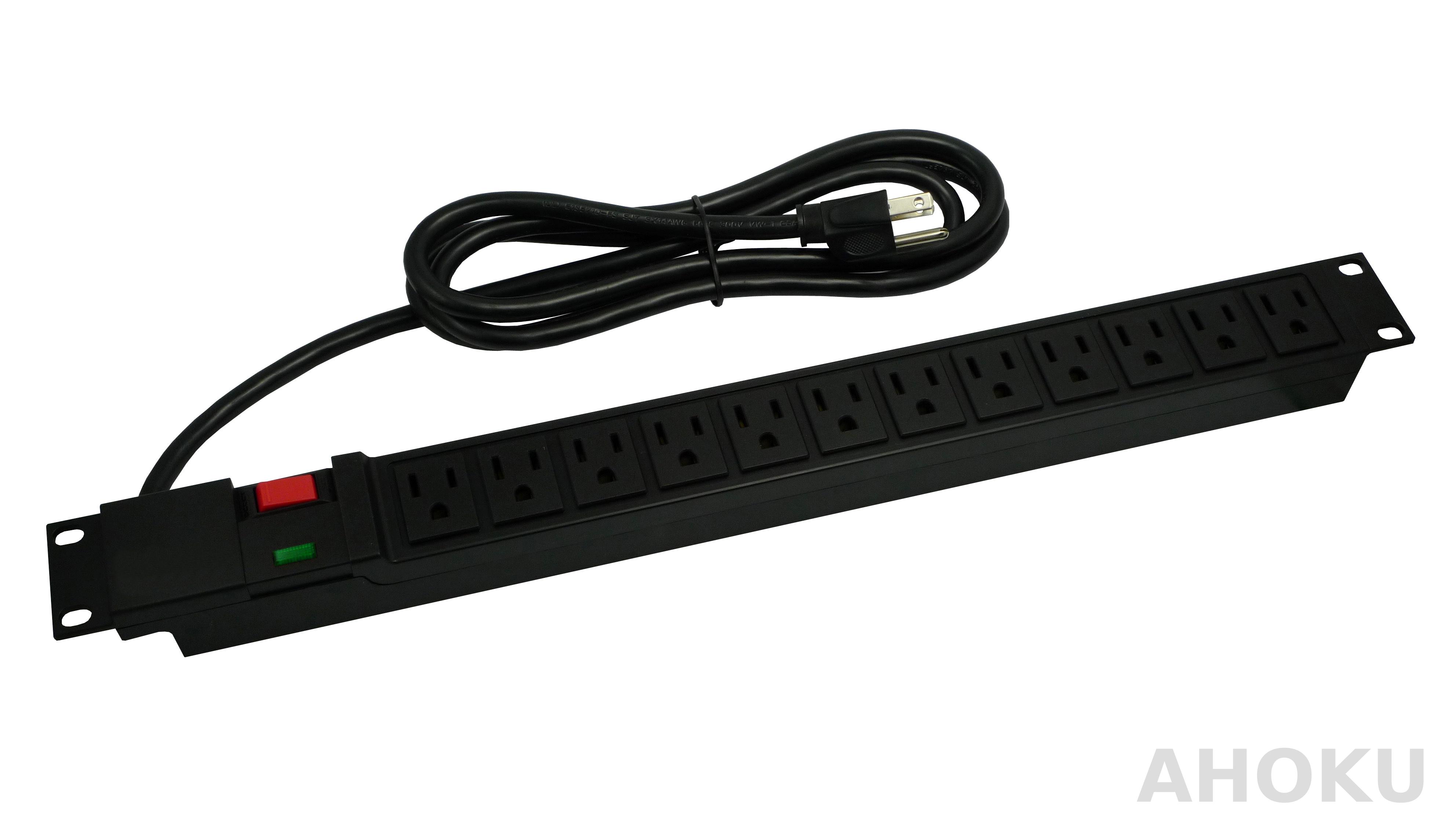 1U 19 Basic Rack PDU with 10 NEMA 5-15R Outlets - Rackmount Surge  Protector, Power Strip PDU, Server Rack PDU, Supplier of Power Related  Products From Taiwan