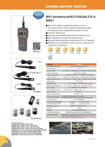 Water Quality Meter Tests pH/COND./SALT/TDS/DO | Taiwantrade