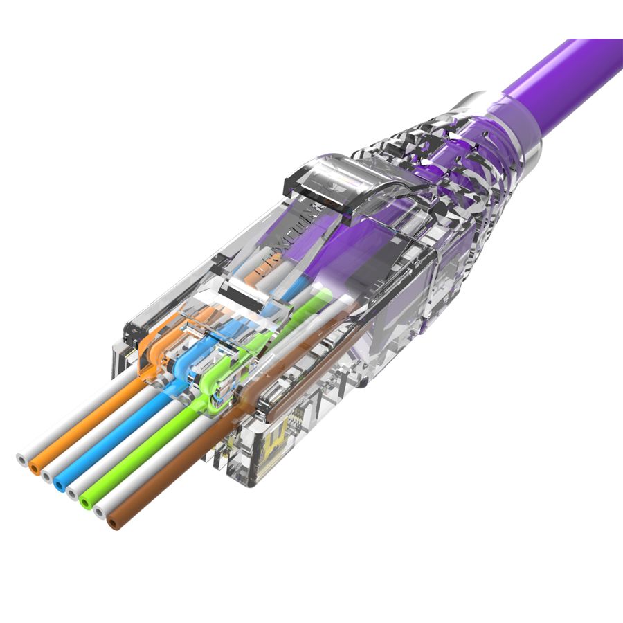 CAT.5E RJ45 UTP Easy 8P8C Modular Plug | Taiwantrade.com