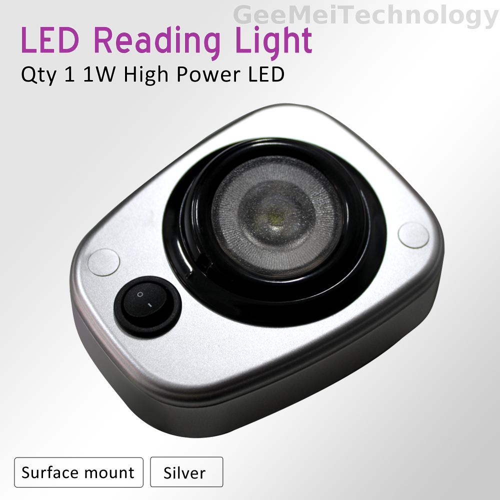 RV LED Eyeball Reading Light Surface Mount Silver Taiwantrade rv-led-eyeball-reading-light-surface-mount-silver-taiwantrade