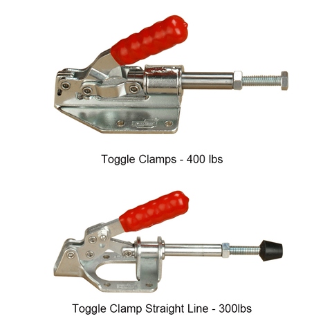 Straight Line Action Push/Pull Toggle Clamp - 300 Lbs