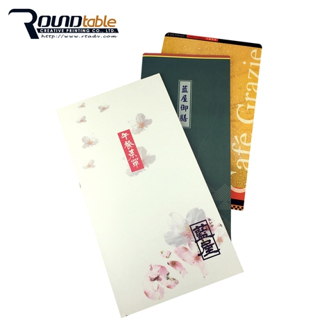 High durability and resolution restaurant menu printing for sale