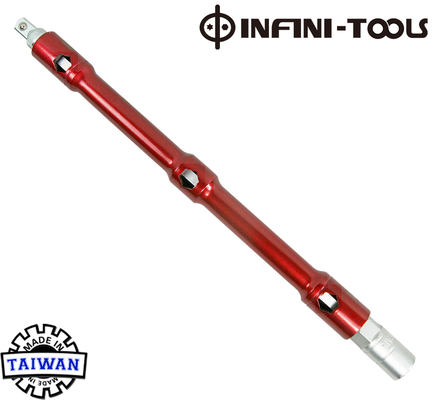 Strong Lug Compact Tire Wrench,Smart Cross Lung Wrench, 15 inch ,1/2"DR