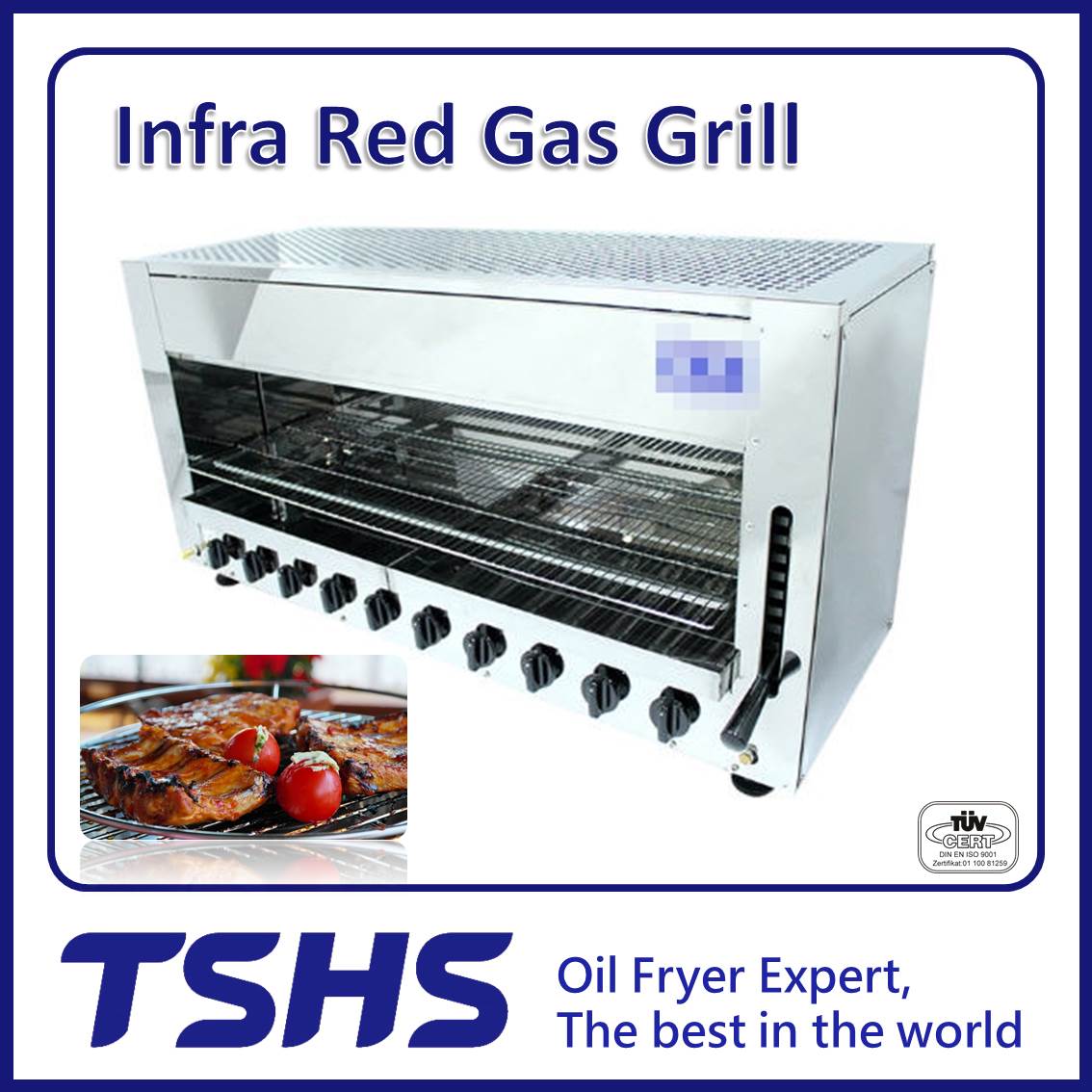 Best Quality Convenient Fish Infared Gas Grill Equipment