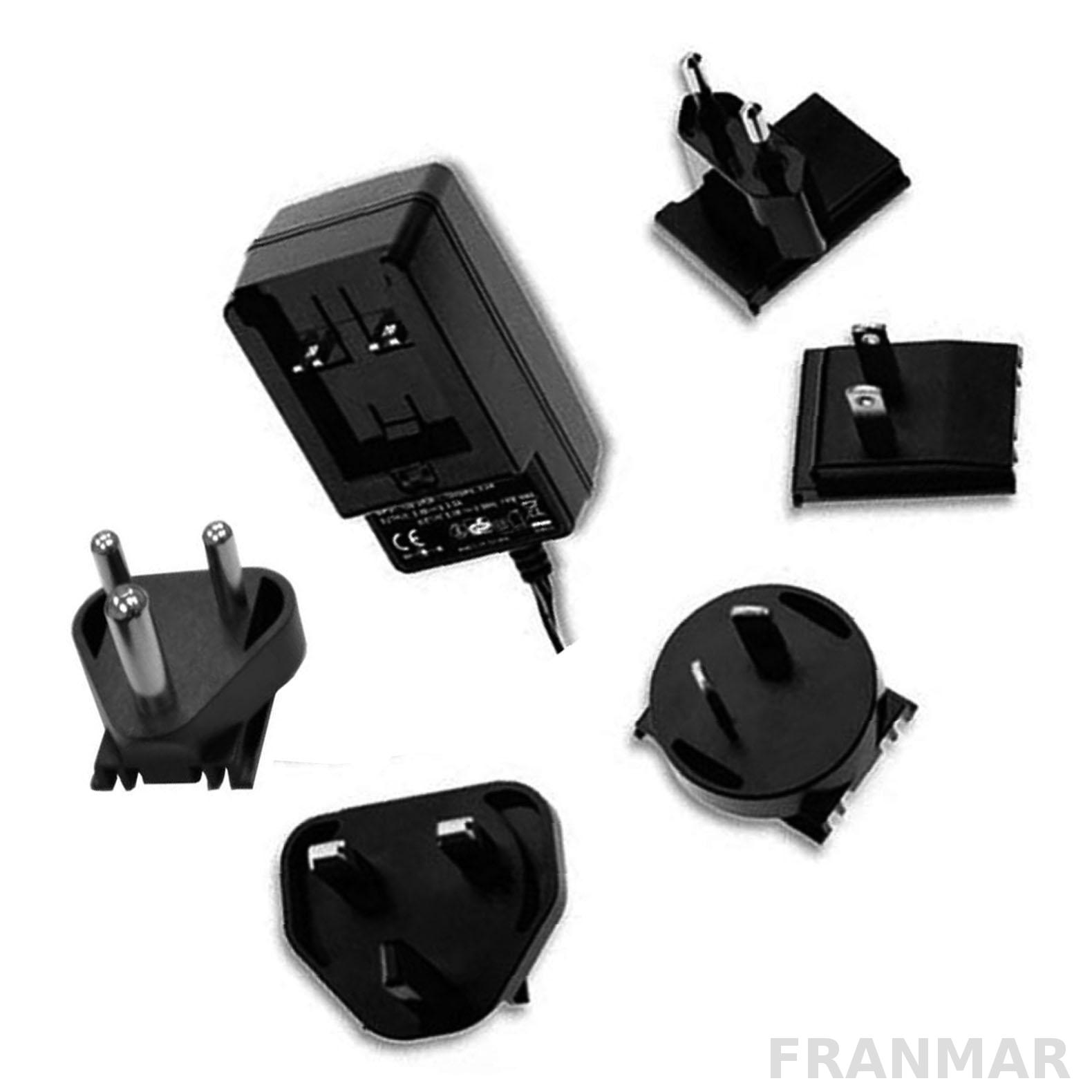 12W interchangeable type ac adapter