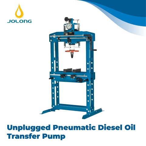 Unplugged Pneumatic Diesel Oil Transfer Pump, Manual Hydraulic Press