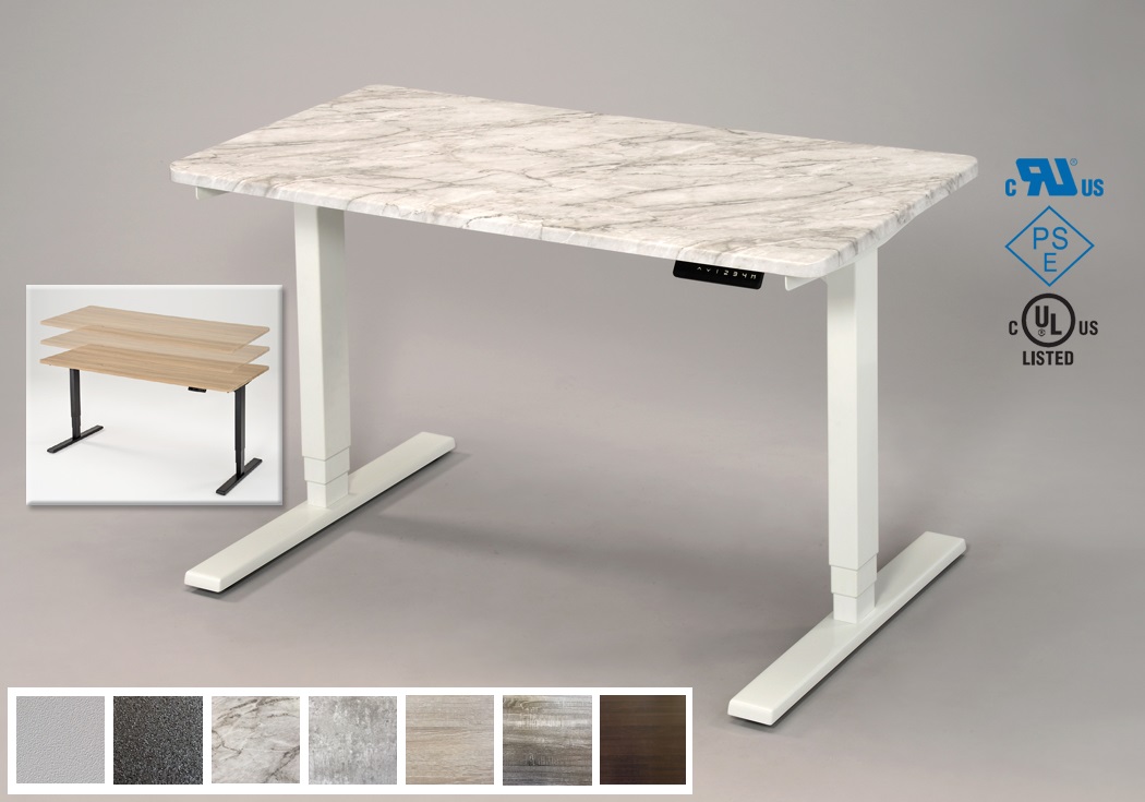 Wooden Height Adjustable Desk Brands for Streamer